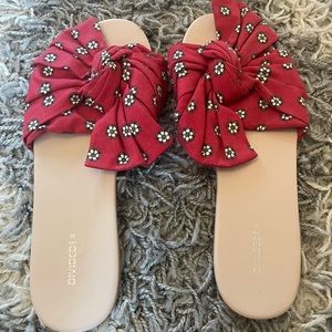Floral sandals